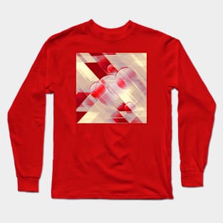 Red pattern Long Sleeve T-Shirt